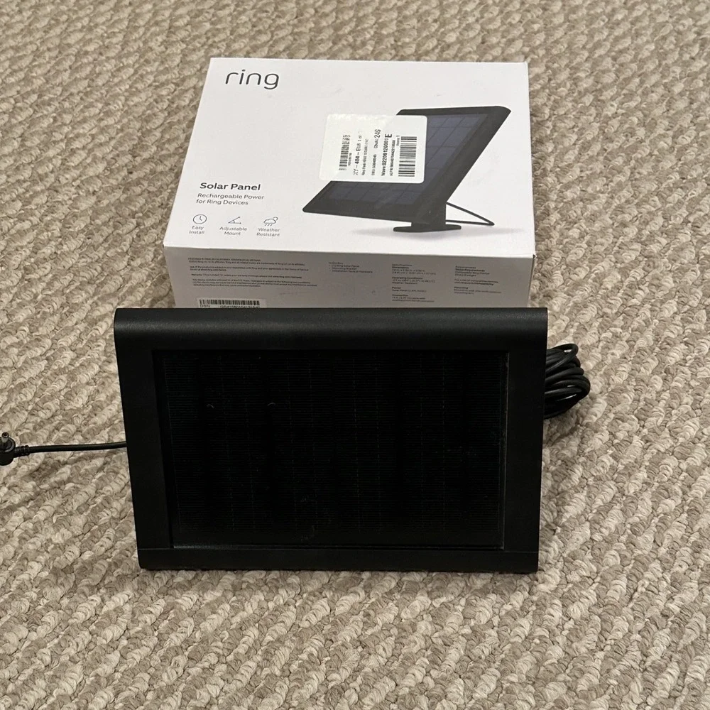 Ring Solar Panel V4 for Spotlight Cam and Stick Up Cam Battery White Tested Work